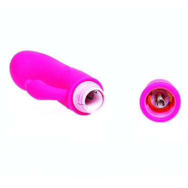 Vibratore Massaggiatore Elegante in Silicone con 10 Modalità Viola